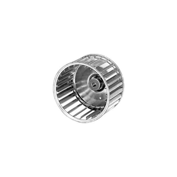 Galvanized Steel Blower Wheel - 4-1/4in Diameter 1/4in Bore